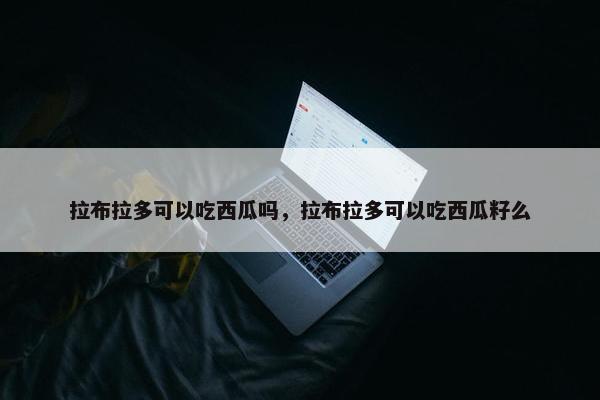 拉布拉多可以吃西瓜吗，拉布拉多可以吃西瓜籽么