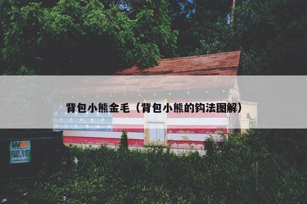 背包小熊金毛（背包小熊的钩法图解）