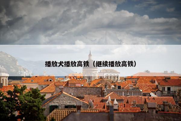 播放犬播放高铁（继续播放高铁）