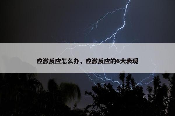 应激反应