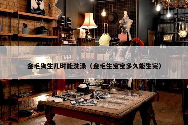 金毛狗生几时能洗澡（金毛生宝宝多久能生完）