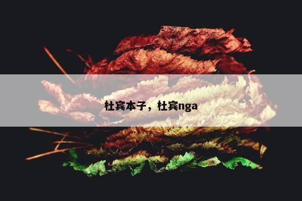 杜宾本子，杜宾nga
