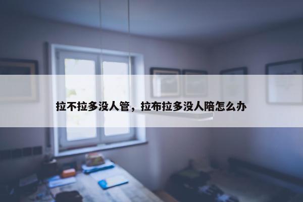 拉不拉多没人管，拉布拉多没人陪怎么办