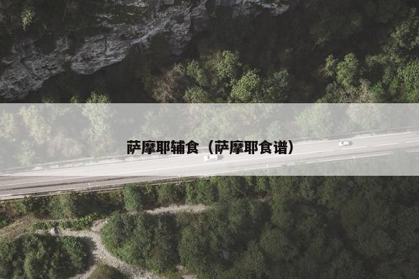 萨摩耶辅食（萨摩耶食谱）