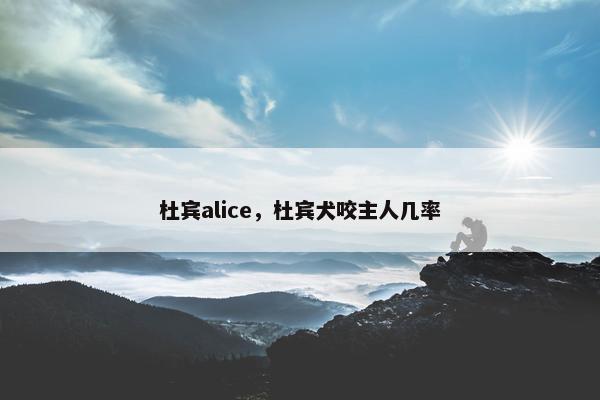 杜宾alice，杜宾犬咬主人几率