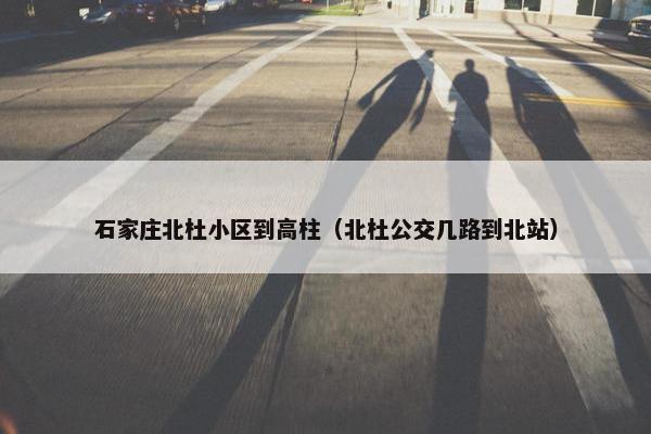 石家庄