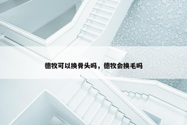 德牧可以换骨头吗，德牧会换毛吗