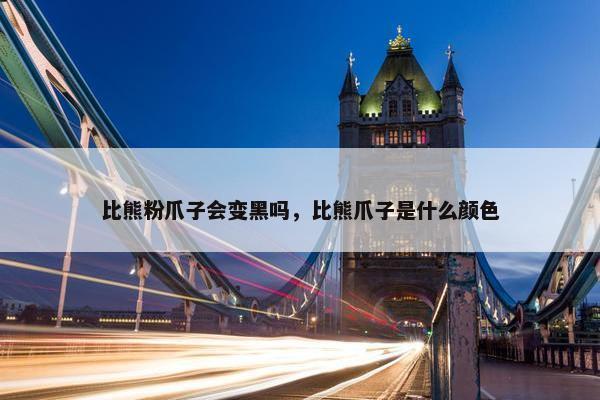 比熊粉爪子会变黑吗,比熊爪子是什么颜色