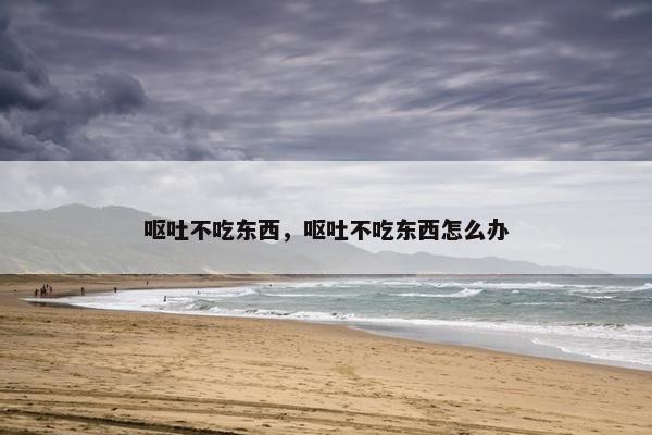 呕吐不吃东西,呕吐不吃东西怎么办