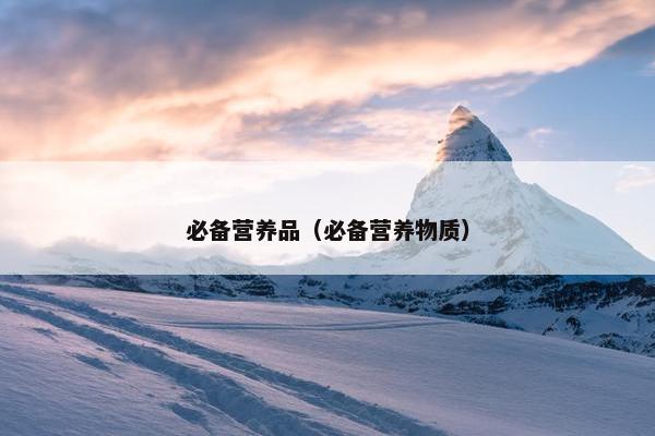 营养品