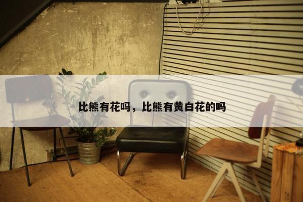 比熊有花吗,比熊有黄白花的吗