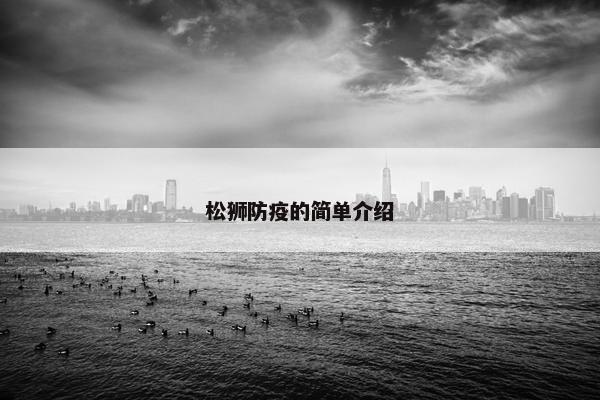 松狮防疫的简单介绍