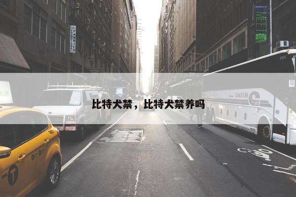 比特犬禁，比特犬禁养吗