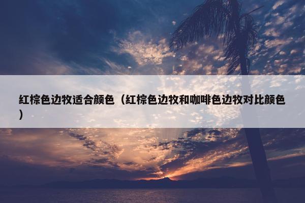 红棕色边牧适合颜色(红棕色边牧和咖啡色边牧对比颜色)