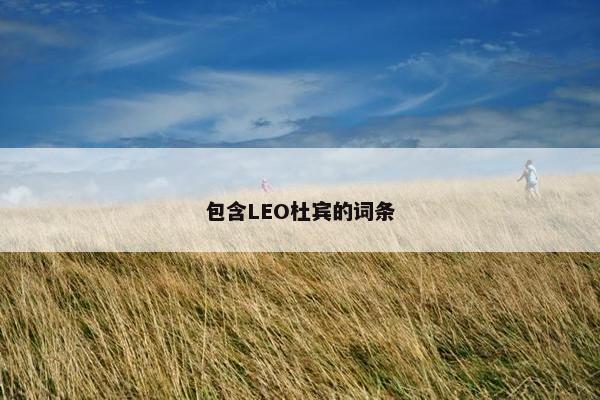包含LEO杜宾的词条