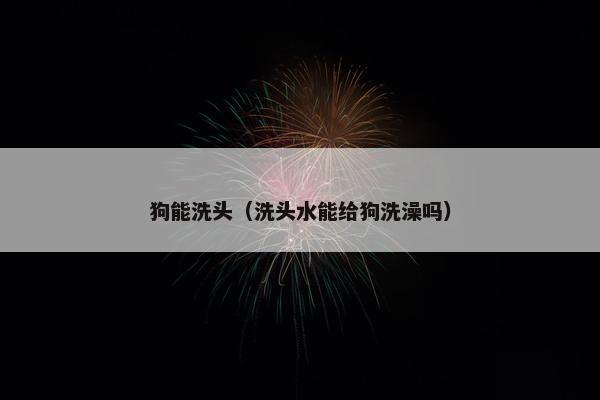 洗头