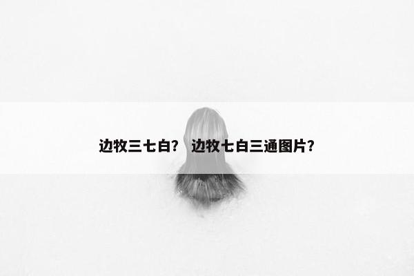 边牧三七白？ 边牧七白三通图片？