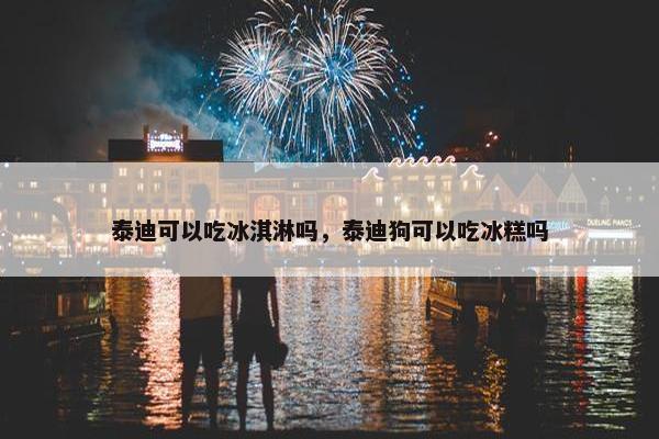 泰迪可以吃冰淇淋吗,泰迪狗可以吃冰糕吗