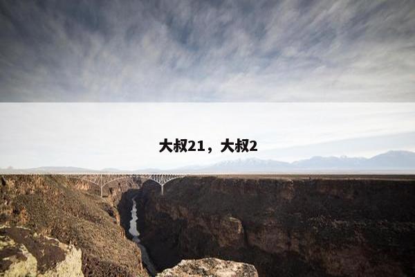 大叔21，大叔2