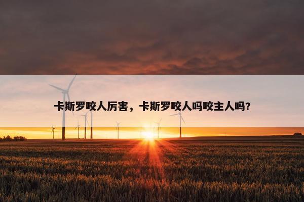 卡斯罗咬人厉害，卡斯罗咬人吗咬主人吗?
