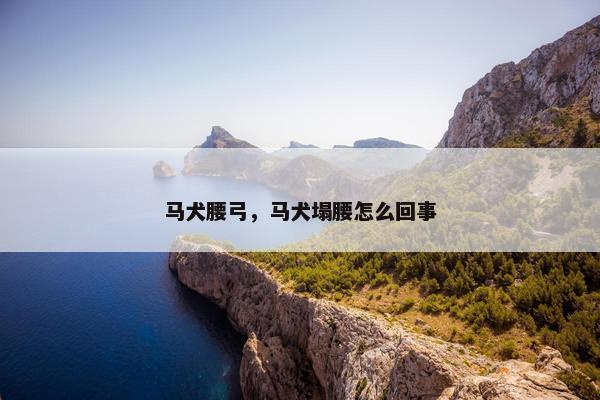 马犬腰弓，马犬塌腰怎么回事