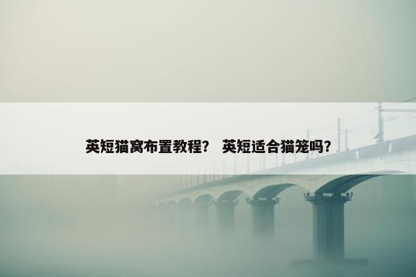 英短