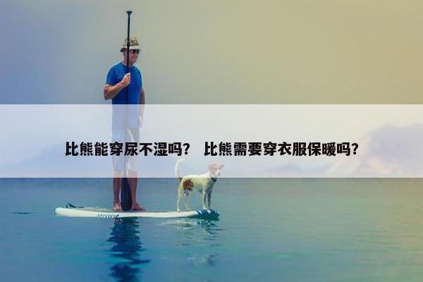 比熊能穿尿不湿吗？ 比熊需要穿衣服保暖吗？