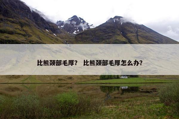 比熊颈部毛厚？ 比熊颈部毛厚怎么办？