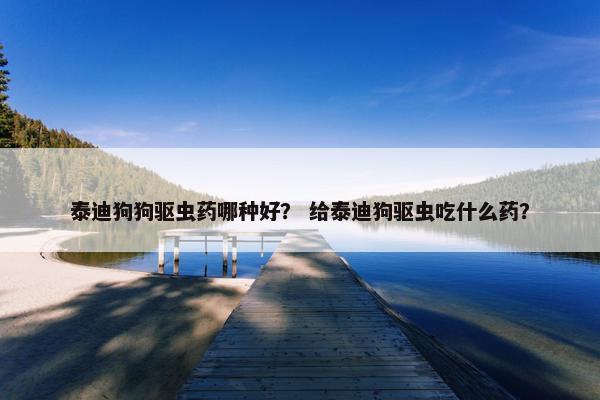 泰迪狗狗驱虫药哪种好？ 给泰迪狗驱虫吃什么药？