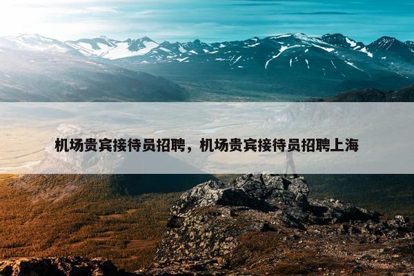 机场贵宾接待员招聘，机场贵宾接待员招聘上海