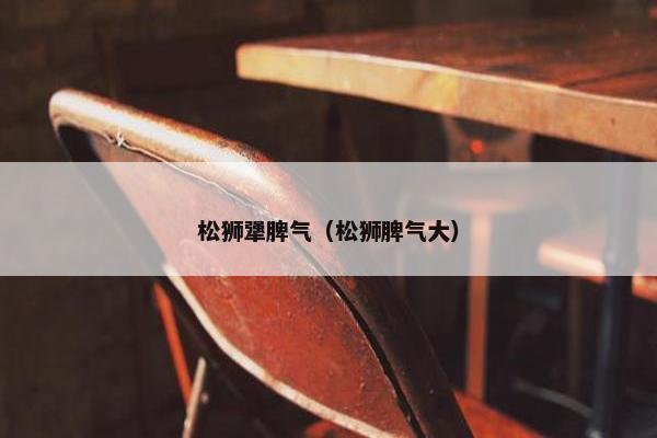 松狮犟脾气（松狮脾气大）
