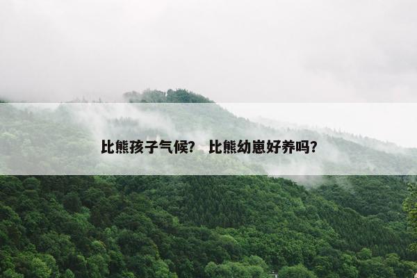 比熊孩子气候？ 比熊幼崽好养吗？
