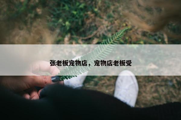 张老板宠物店,宠物店老板受