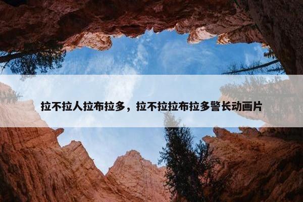 拉不拉人拉布拉多，拉不拉拉布拉多警长动画片