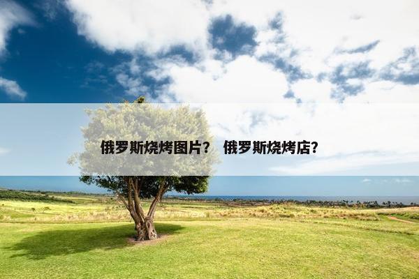 俄罗斯烧烤图片？ 俄罗斯烧烤店？