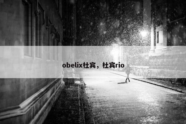 obelix杜宾，杜宾rio