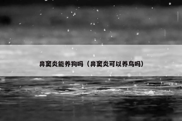 鼻窦炎能养狗吗(鼻窦炎可以养鸟吗)