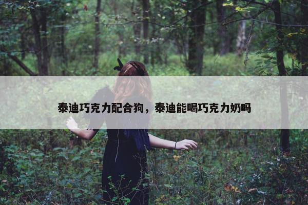泰迪巧克力配合狗，泰迪能喝巧克力奶吗