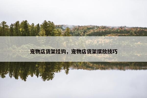 宠物店货架挂钩，宠物店货架摆放技巧