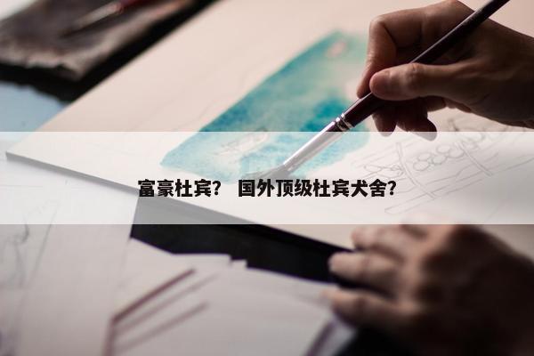 富豪杜宾? 国外顶级杜宾犬舍?