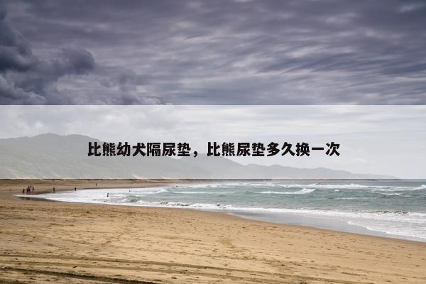 比熊幼犬隔尿垫，比熊尿垫多久换一次