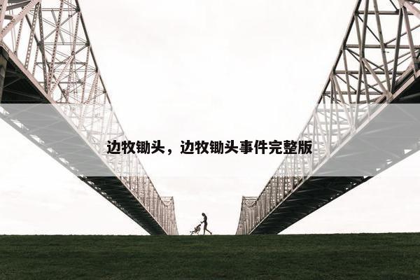 边牧锄头,边牧锄头事件完整版
