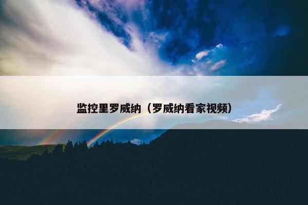 监控里罗威纳（罗威纳看家视频）