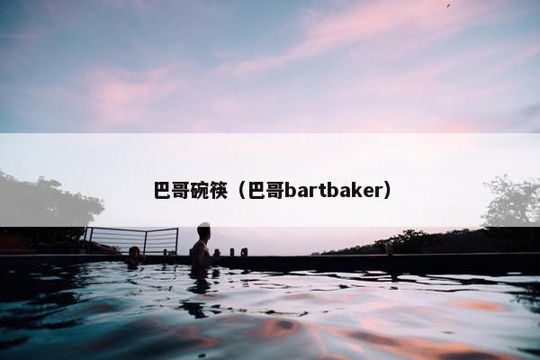 巴哥碗筷（巴哥bartbaker）