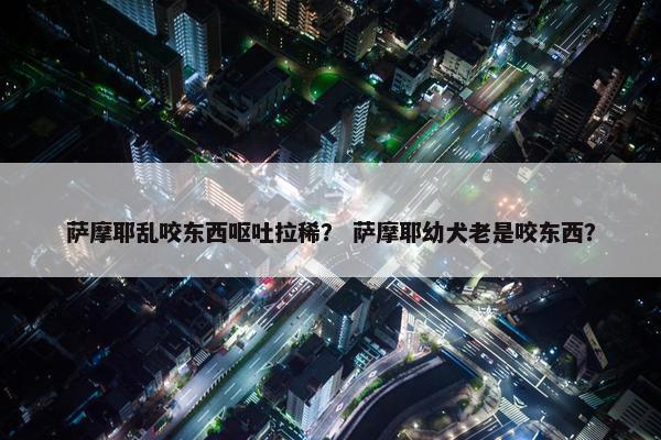 萨摩耶乱咬东西呕吐拉稀? 萨摩耶幼犬老是咬东西?