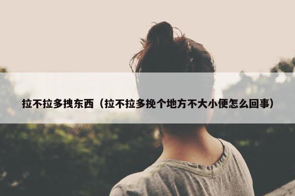 拉不拉多拽东西（拉不拉多挽个地方不大小便怎么回事）